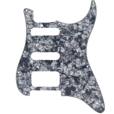 Stratocaster Blank Pickguard - Custom Screw and Pickup Layout DIY USA MEX - Silver Pearl for sale