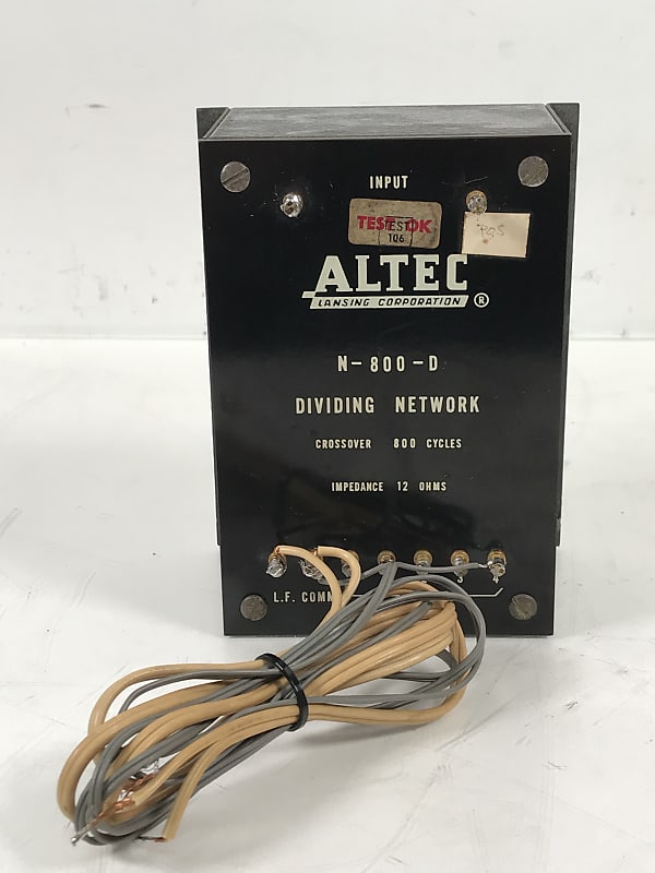 ALTEC N-1600-D 8Ωor16Ω network - その他