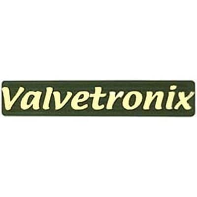 Vox Valvetronix Logo with Gold Letters and Two Mounting Pins