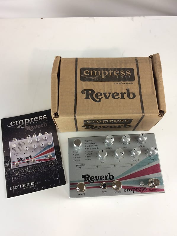 Empress Reverb Guitar Effect Pedal Reverb
