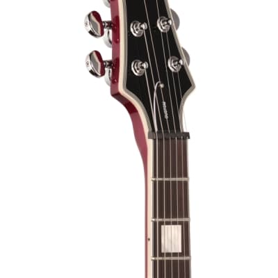 Schecter V1 Custom Electric Guitar Trans Purple image 4