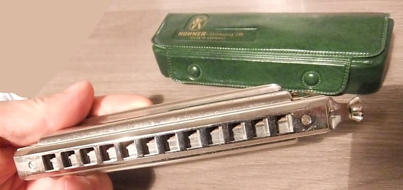 RARE, VINTAGE HOHNER CHROMONICA 270 CHROMATIC HARMONICA IN