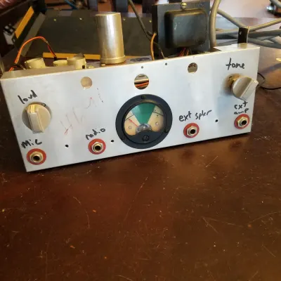 Silvertone Sears Project mono Tube Amplifier 6V6 1958 Silver image 12