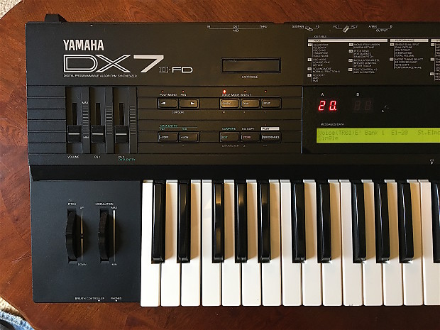 Yamaha DX7 II FD with E! Grey Matter Upgrade 80's Baby! | Reverb
