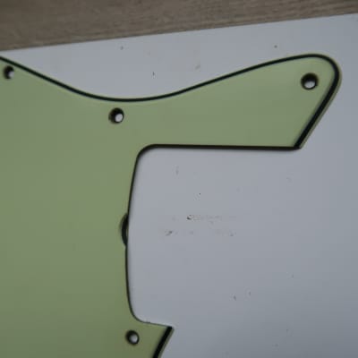 Fender Jazz Bass Pickguard 60's  Mint Green USA Vintage 62 thru 71 Lower finger rest 64 image 10