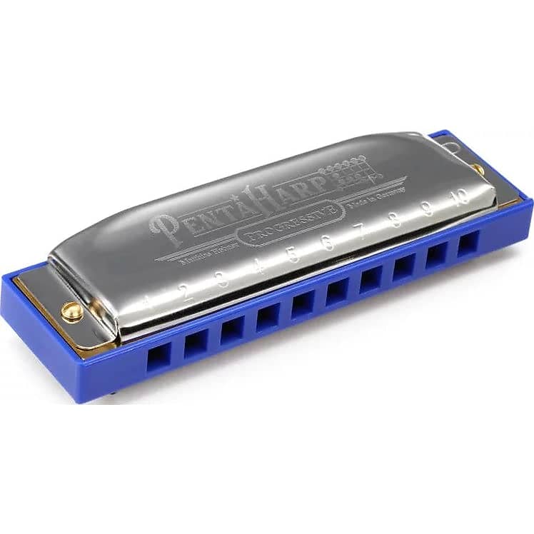 Hohner PENTAHARP Harmonica Key of D Minor Reverb