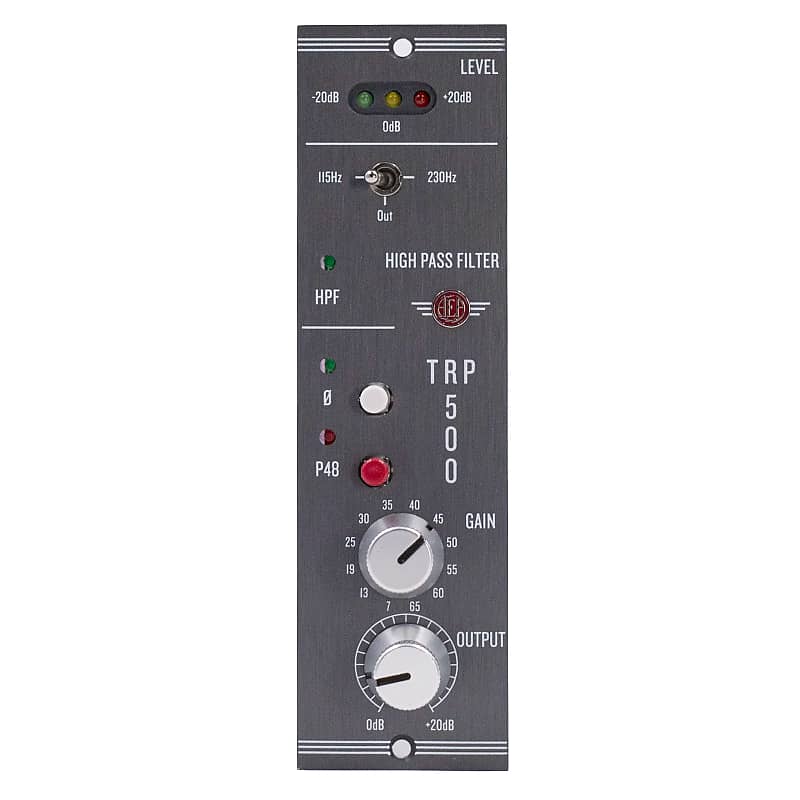 AEA TRP500 500 Series Single-Channel Microphone Preamp 85 dB JFET