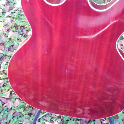 Guild starfire bass  1971 red image 9