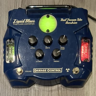 Damage Control Liquid Blues Tube Overdrive Pedal-Pure Class A Distortion for sale