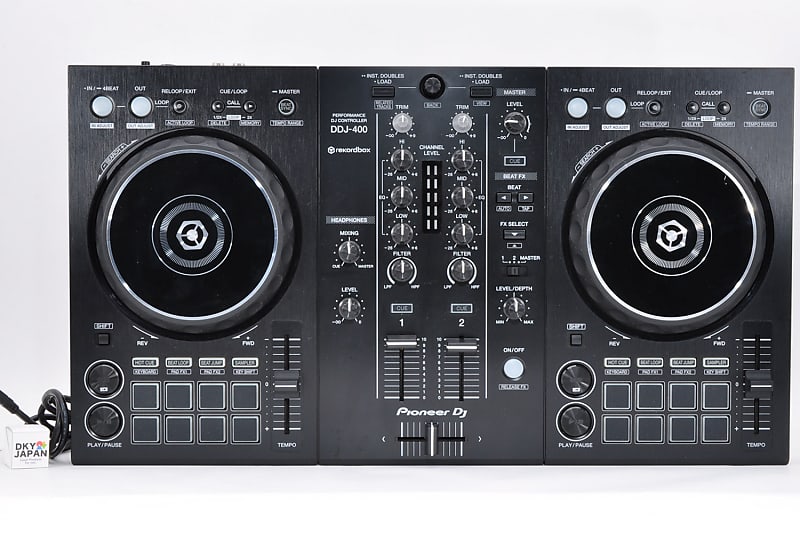 Pioneer DDJ-400 DJ Controller 2-Deck Rekordbox Made In Malaysia 2018 Used  From Japan #RGMP022137NN