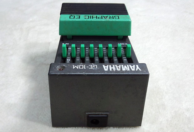 Yamaha GE-10M 7 Band Equalizer 1980's Vintage Guitar Pedal