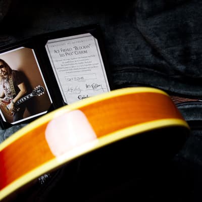 Epiphone Ace Frehley Signature "Budokan" Les Paul Custom 2012 - Faded Cherry Sunburst ++NEW++ image 11