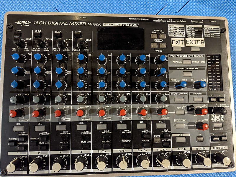 Roland Edirol M-16DX Digital Audio Mixer for DAW 2000's | Reverb