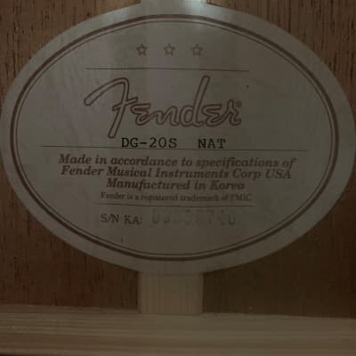 Fender DG-20S image 13