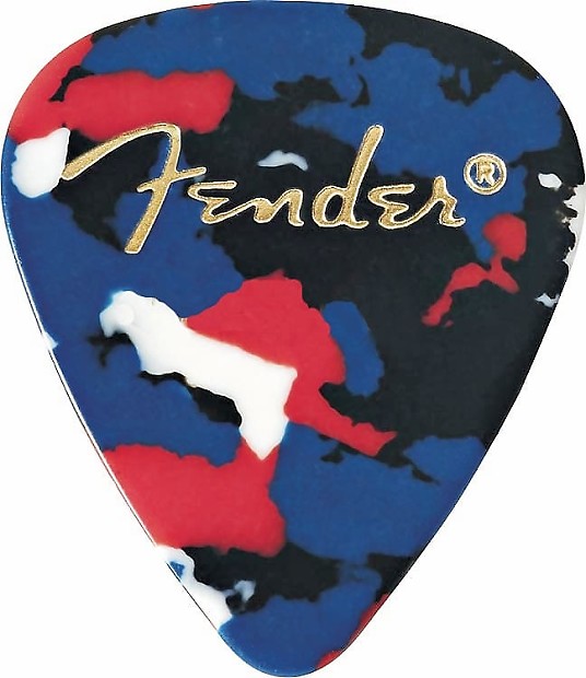 Fender 351 Shape Premium Picks Medium Confetti image 1