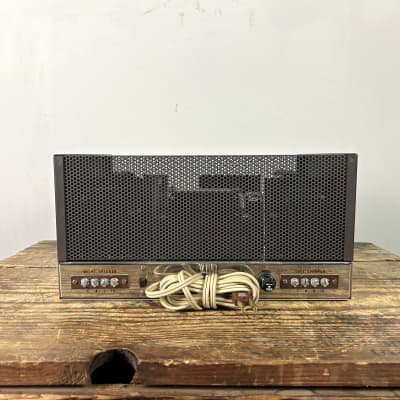 Dynakit ST-70 Stereo Power Amplifier 1963 - Chrome / Charcoal Brown  w/ Original Box image 6