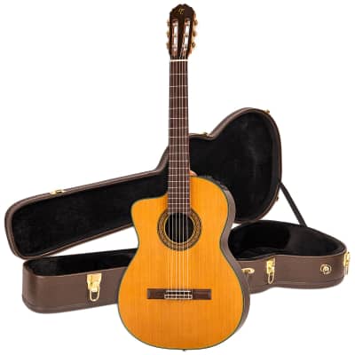 Takamine TC132SC LH Left-Handed Cedar Top Nylon String Guitar w/ Case image 1