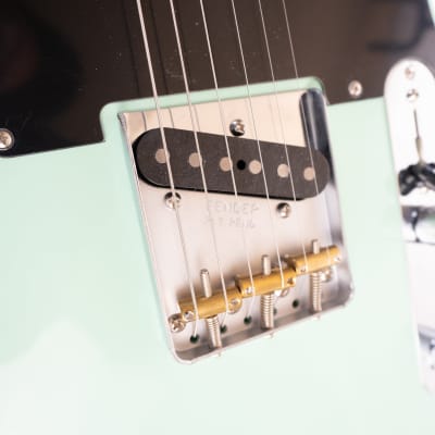 Fender Vintera 50s modified Telecaster Sea Foam Green electric guitar image 7