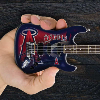 Los Angeles Angels 10" Collectible Mini Guitar image 2