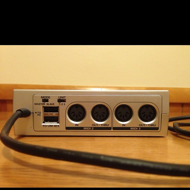 【時間指定不可】 Um-3ex Edirol Roland USB Reverb | Interface MIDI 