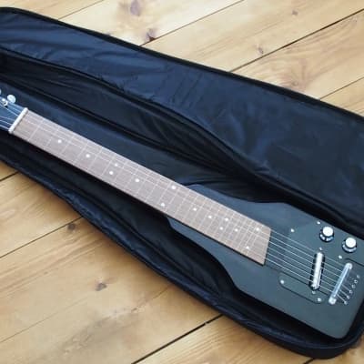 Woodsville Chicago 51 Lap Steel - Black, with Padded Gig Bag image 10