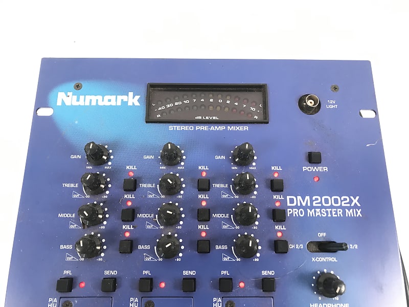 NUMARK DM2002X DJ PRO MASTER MIX SOUND hot BOARD TESTED