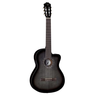 Dean EC CE BKB Espana Classical Nylon Full Size A/E Guitar, Black Burst for sale