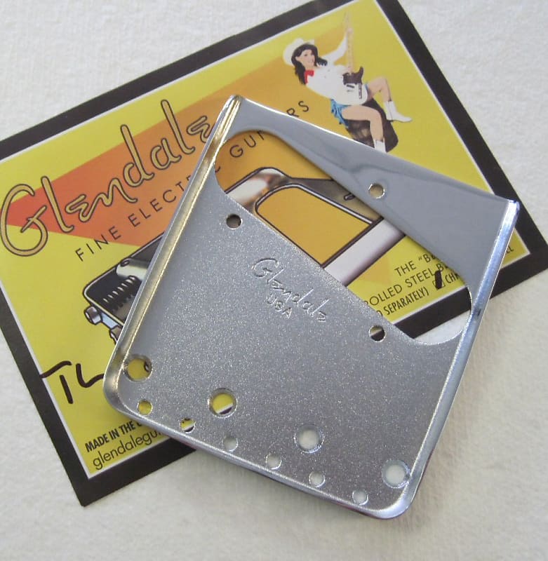 Glendale Top Loader Blackguard Telecaster Bridge Plate