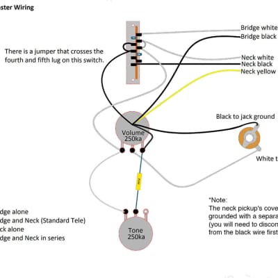 Telecaster 4 Way Wiring Harness Upgrade for Tele-CTS-Orange Drop-Switchcraft image 3