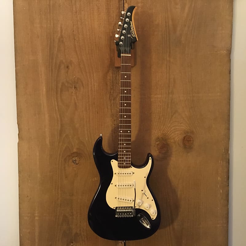 Silvertone deals strat guitar