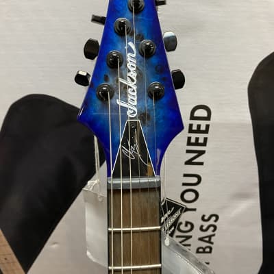 Jackson Pro Series Chris Broderick HT6 Soloist Transparent Blue image 3