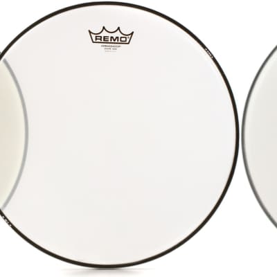 Remo Ambassador Coated 2-piece Snare Drum Propack - 14 inch  Bundle with Remo Ambassador Coated Drumhead - 13 inch image 1