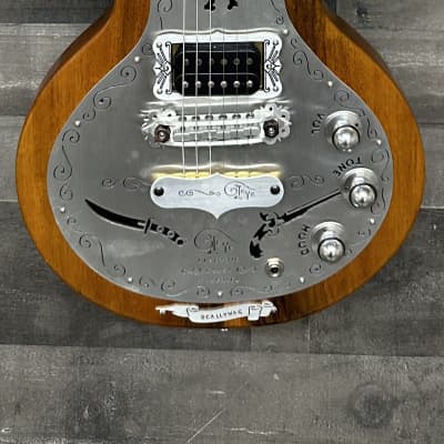 Teye 2014 Teye Electric Gypsy Skally wag Natural Solid Body Electric Guitar image 4