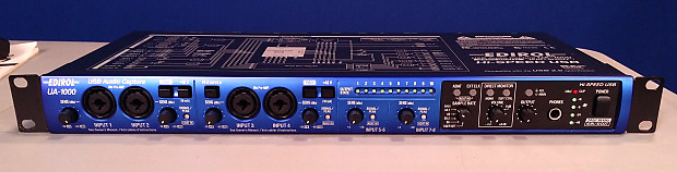 Edirol UA 1000 10 In 10 Out 24 bit 96Khz Audio Interface great sound price