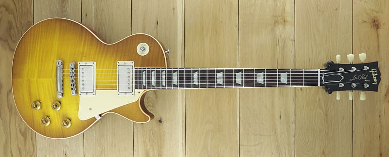 Gibson Custom Made to Measure 59 Les Paul VOS Handpicked Top Golden Poppy Burst 931535 Ex Display Marked image 1