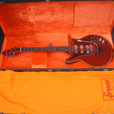 Greco BM900 Brian May Red Special Model Made by Fujigen 1982 Antique Cherry+Hard Case and more image 24