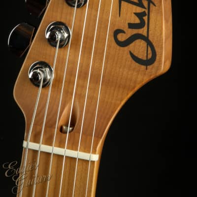 Suhr Eddie's Guitars Exclusive Custom Classic T Roasted - Aqua Sparkle image 7