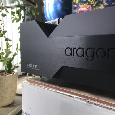 Aragon Iridium Mono-Block Reference Amplifiers 1 Pair In Black New Open-Box! 2022 image 12