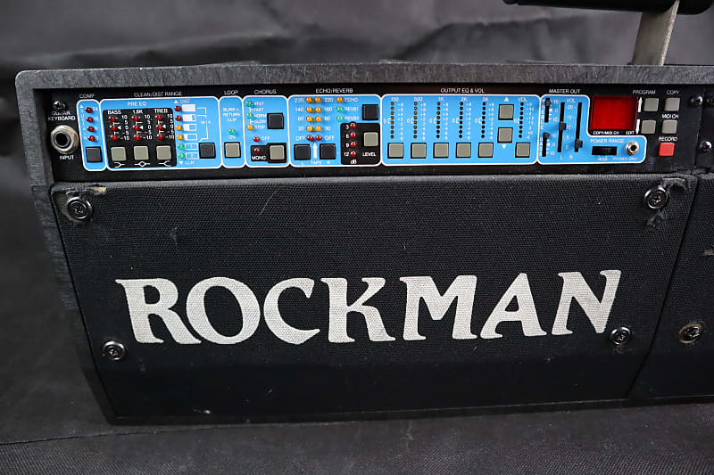 Rockman XP100 1989 Scholz Research & Development SRD Tom Scholz 100w 100  watt Solid State Guitar Amp Head Stereo Rare Vintage multi effects XP 100