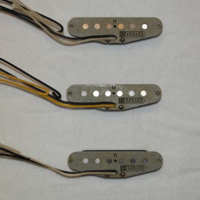 RH Factor Guitar Pickups Hendrix Inspired (68-69) Stratocaster Pickup Set With  White Covers! image 5