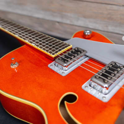 Gretsch G5420T Electromatic Hollow Body Single-Cut with Bigsby - Orange Satin (11512-WH) image 13