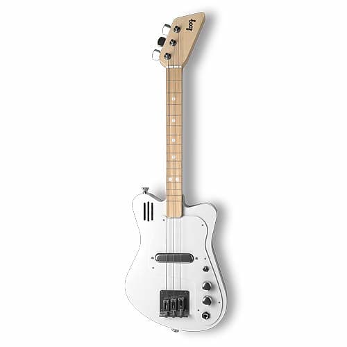 Loog Mini Electric Guitar for Kids White Reverb
