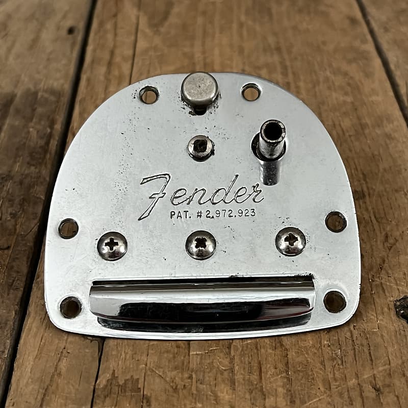 Fender Jazzmaster Vibrato Bridge With Screws Tailpiece 1962 Reverb