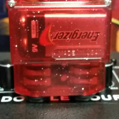 Smokey Amps Mini Amp 9V Battery Operated  Red Sparkle image 2