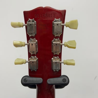 Vintage 1998 Gibson Les Paul Studio Double Cutaway Electric Guitar Cherry Sunburst DC with Gibson Case image 17