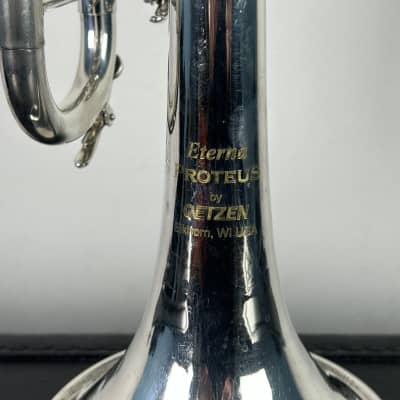 Getzen 907S Eterna Proteus Bb Trumpet w/ Original Hardcase and Care Manual image 3
