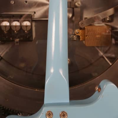Kay Vanguard 60s - Light Blue Electric Guitar w/ Chipboard Case image 10