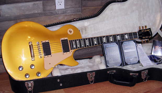 Gibson Les Paul Gold Top Limited run Piezo / EMG 2009 | Reverb Canada