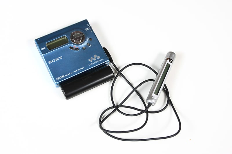 美品　SONY MD WALKMAN MZ-N920 ブルー Sony md minidisc player MZ-N920 N-920 working | Reverb