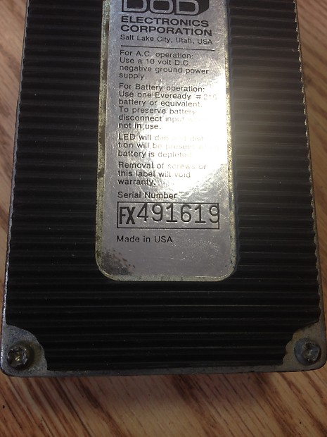 ギター DOD FX45 Stereo Reverb DOD FX45 Stereo Reverb 1985 | Reverb